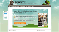 Desktop Screenshot of boxersavvy.com
